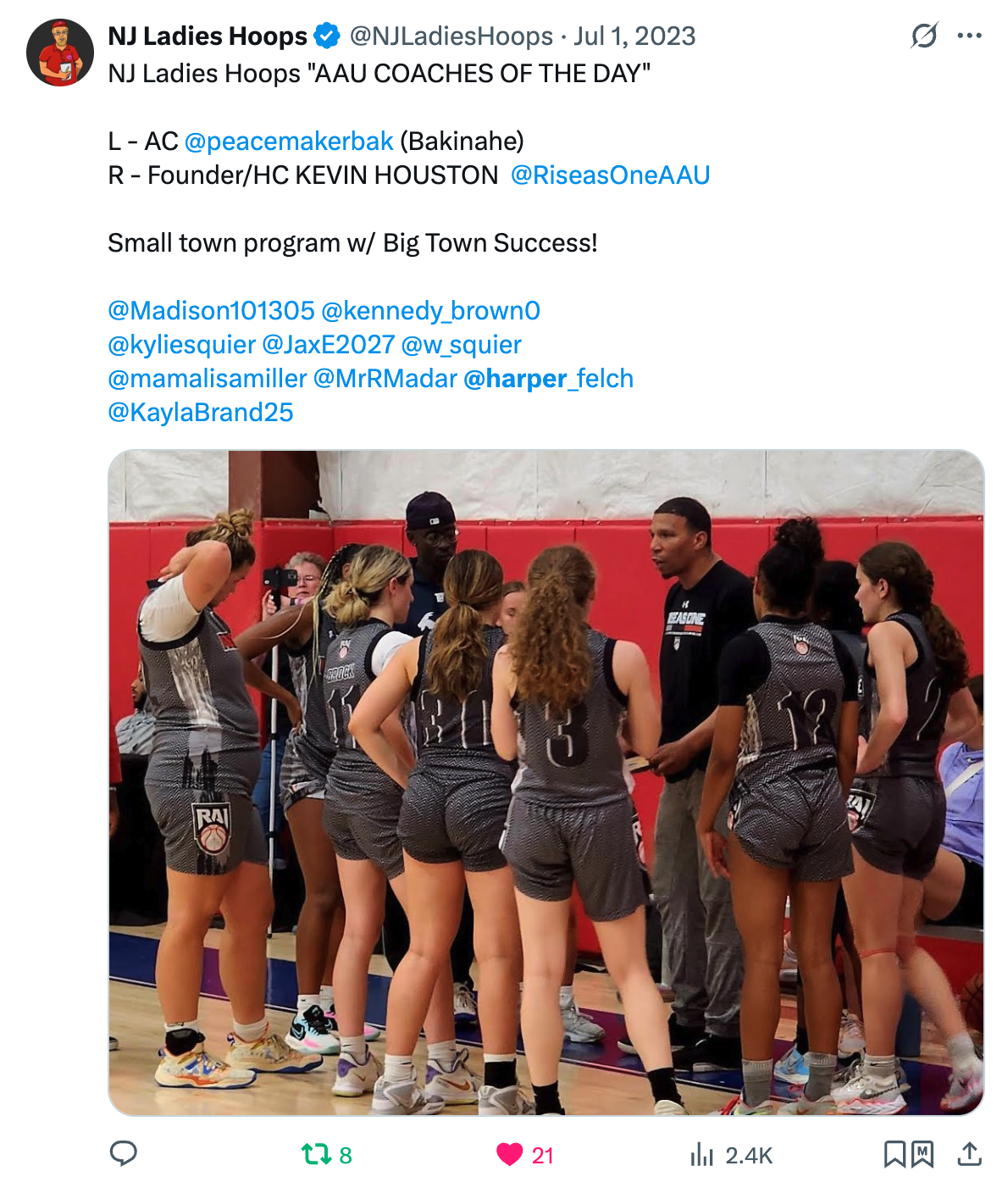 Program Director discussing AAU basketball philosophy