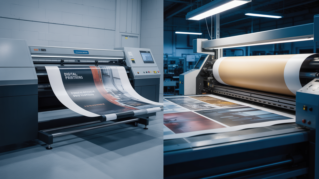 Digital vs Offset Printing for Large Format: Making the Right Choice