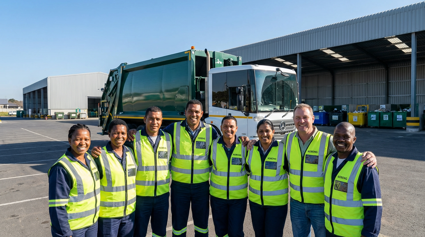 Kobeng Waste Management team
