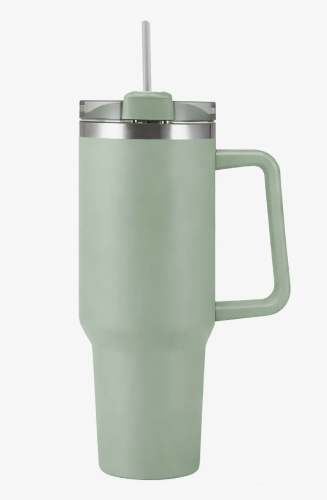 Copo Térmico 1200ml com Canudo e Tampa Inox
