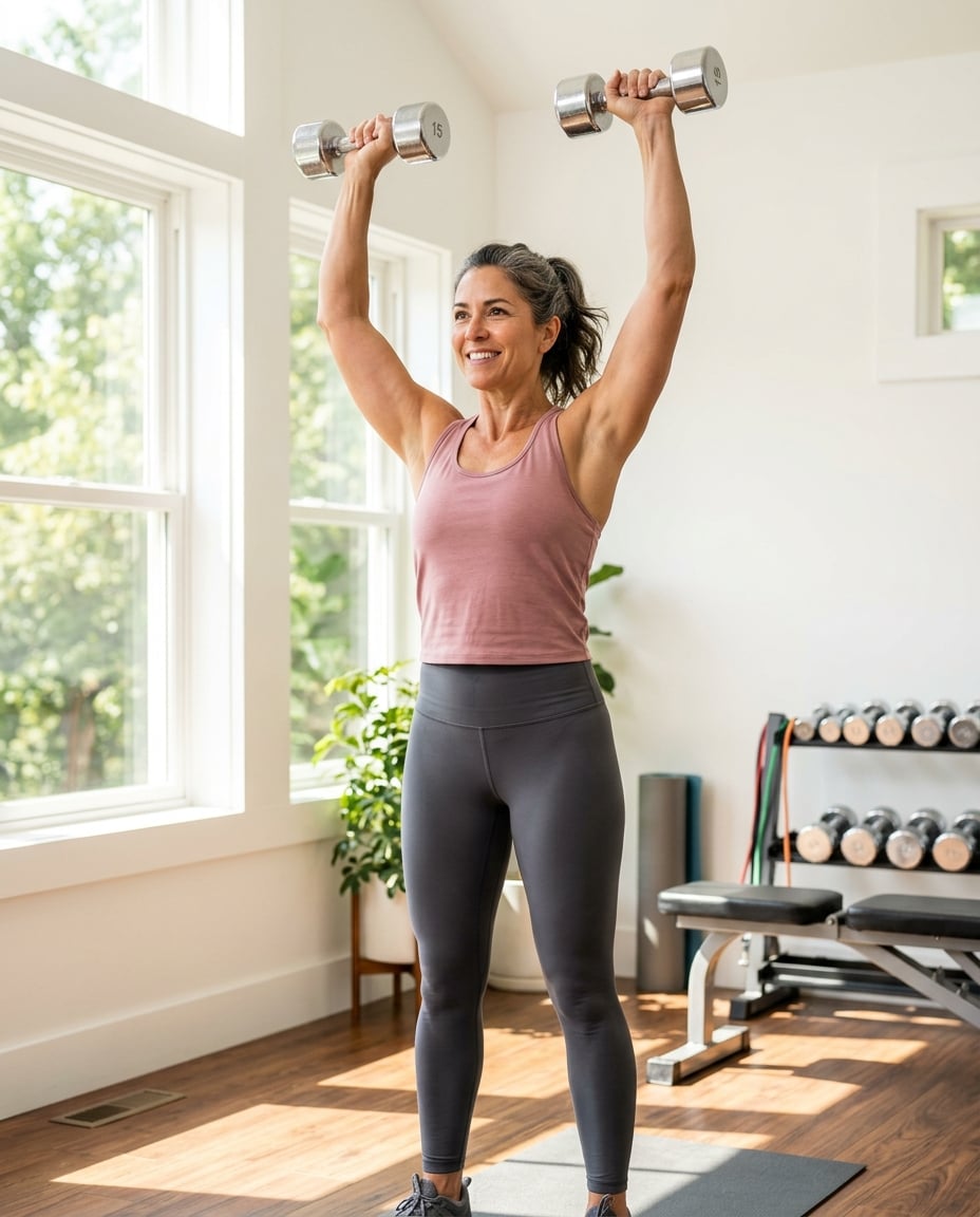 Dumbbell Exercises for Beginners: 5 Moves Every Woman Over 40 Should Master