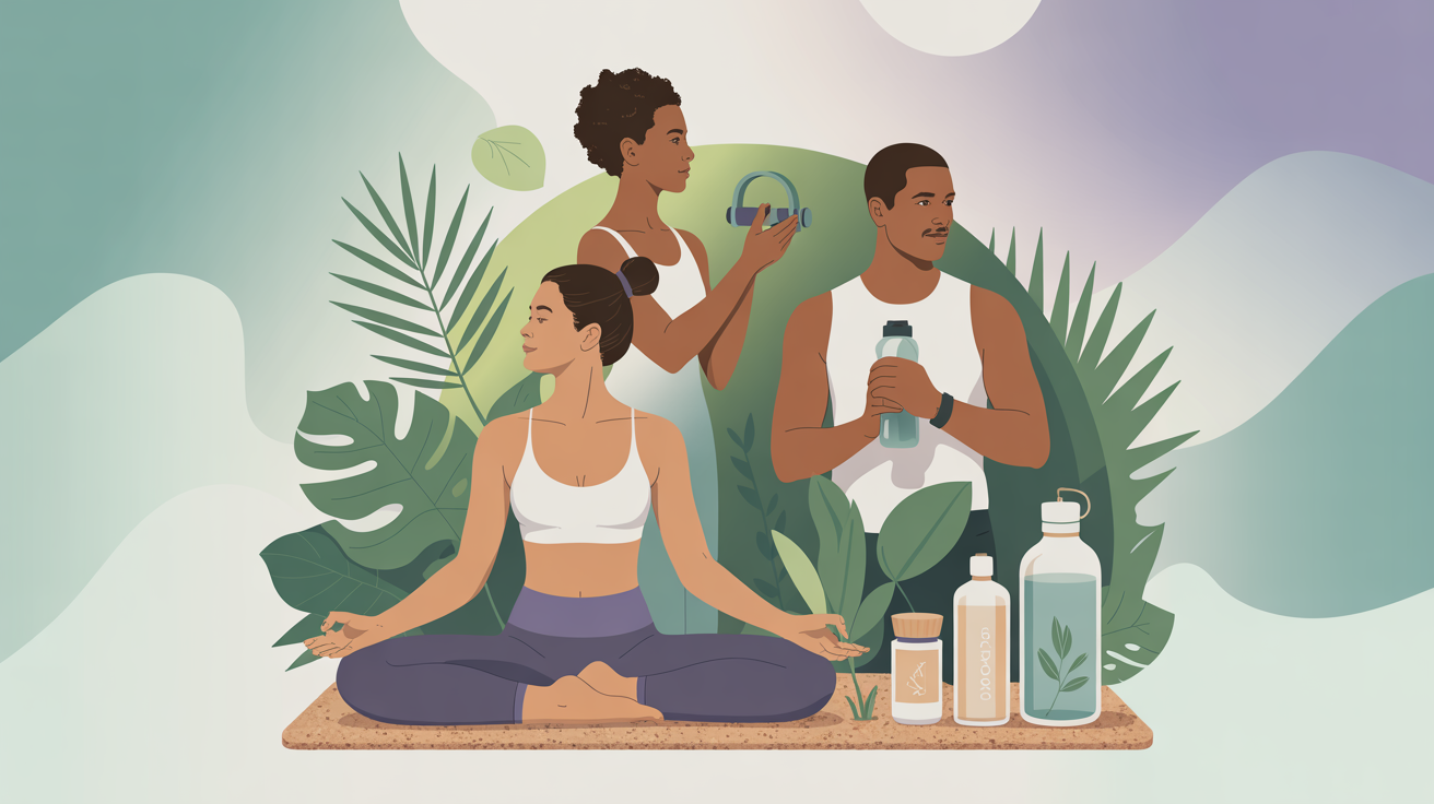 Wellness lifestyle background