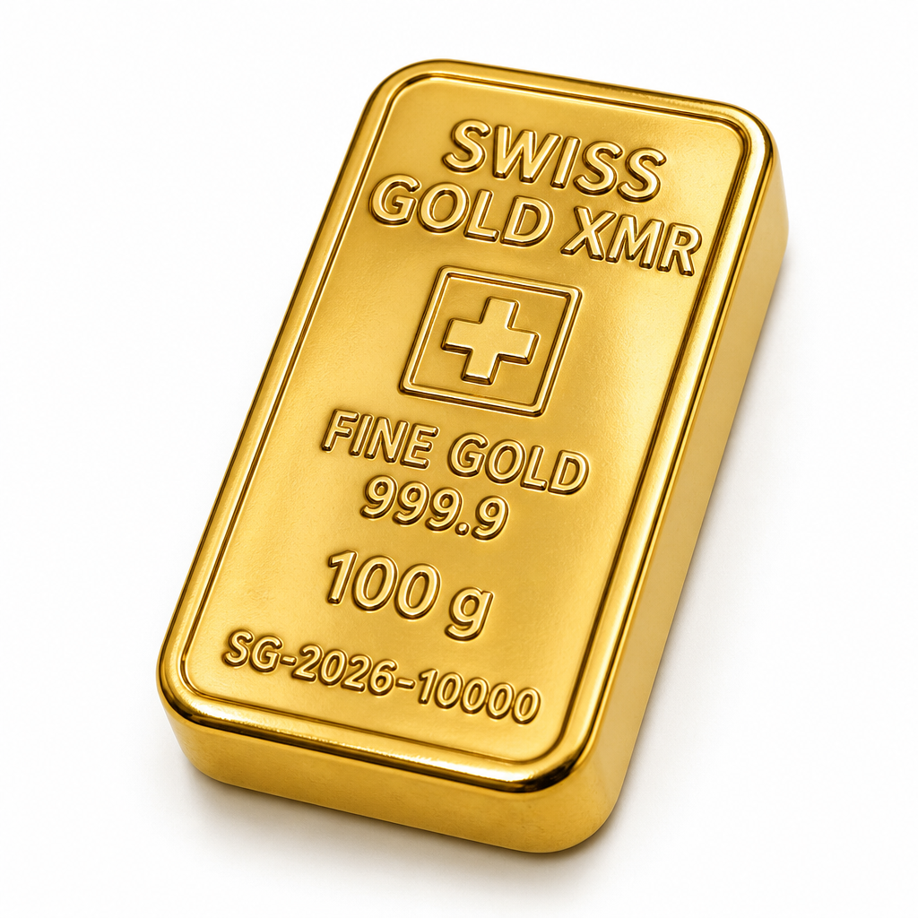 100g Gold Bar Argor-Heraeus