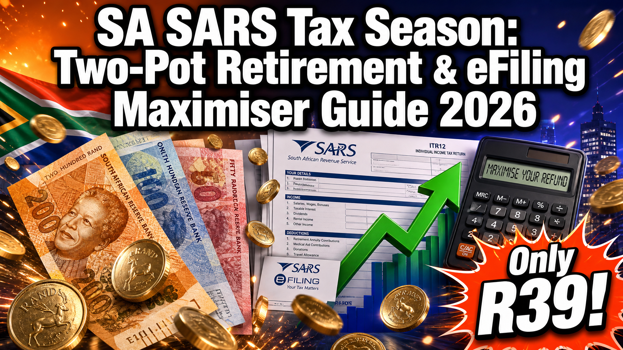 SA SARS Tax Season: Two-Pot Retirement & eFiling Maximiser Guide 2026