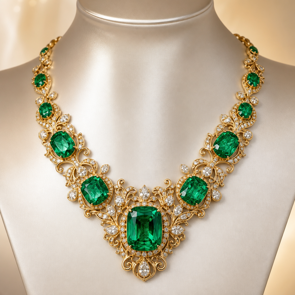 Emerald Majesty Necklace