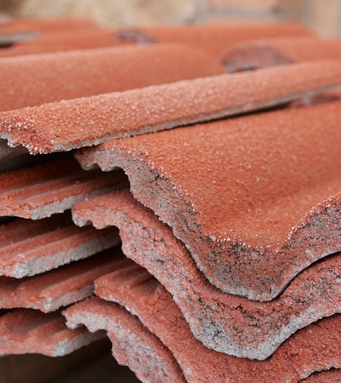 Roof tiles background