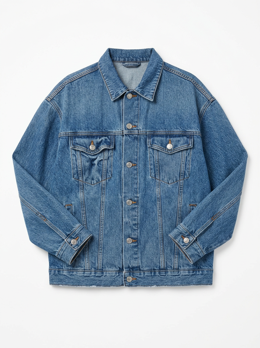 Jaqueta Jeans Oversized