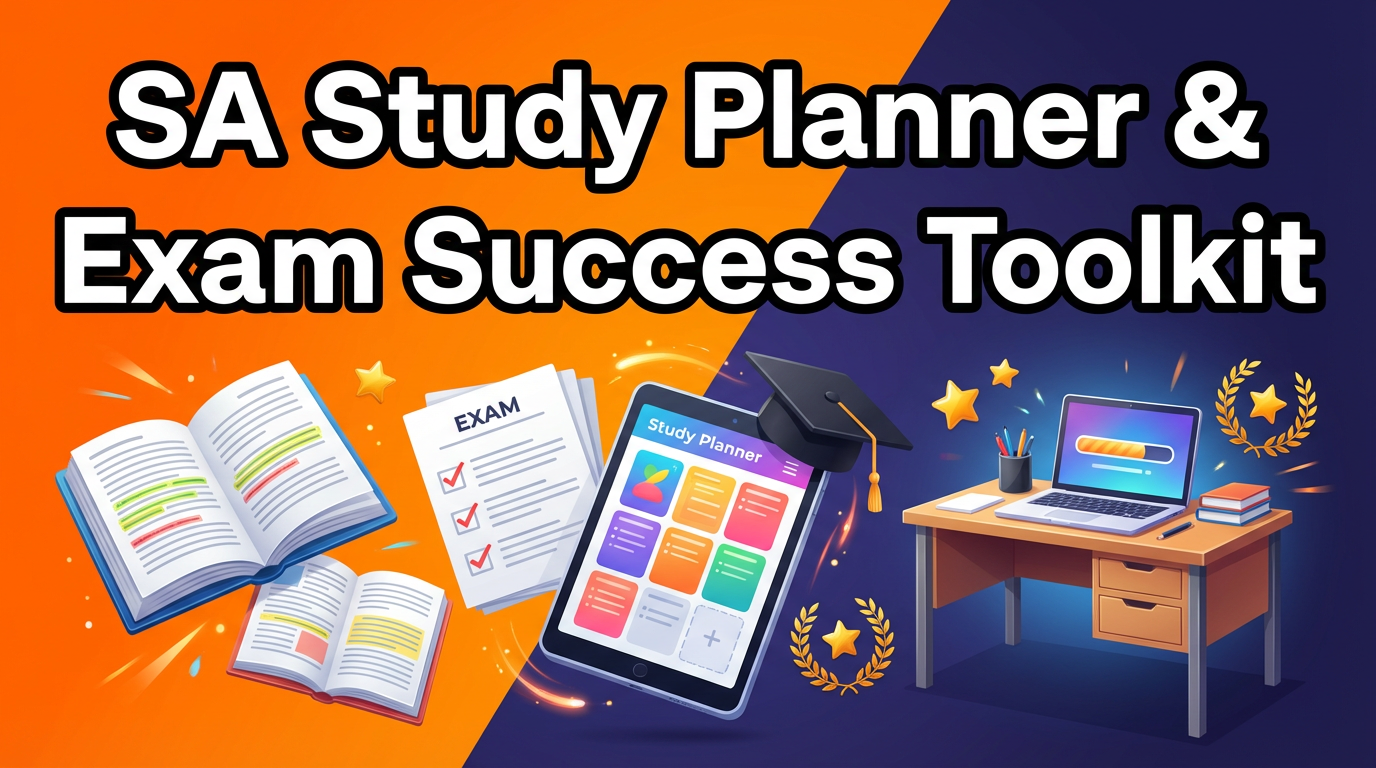 SA Study Planner & Exam Success Toolkit