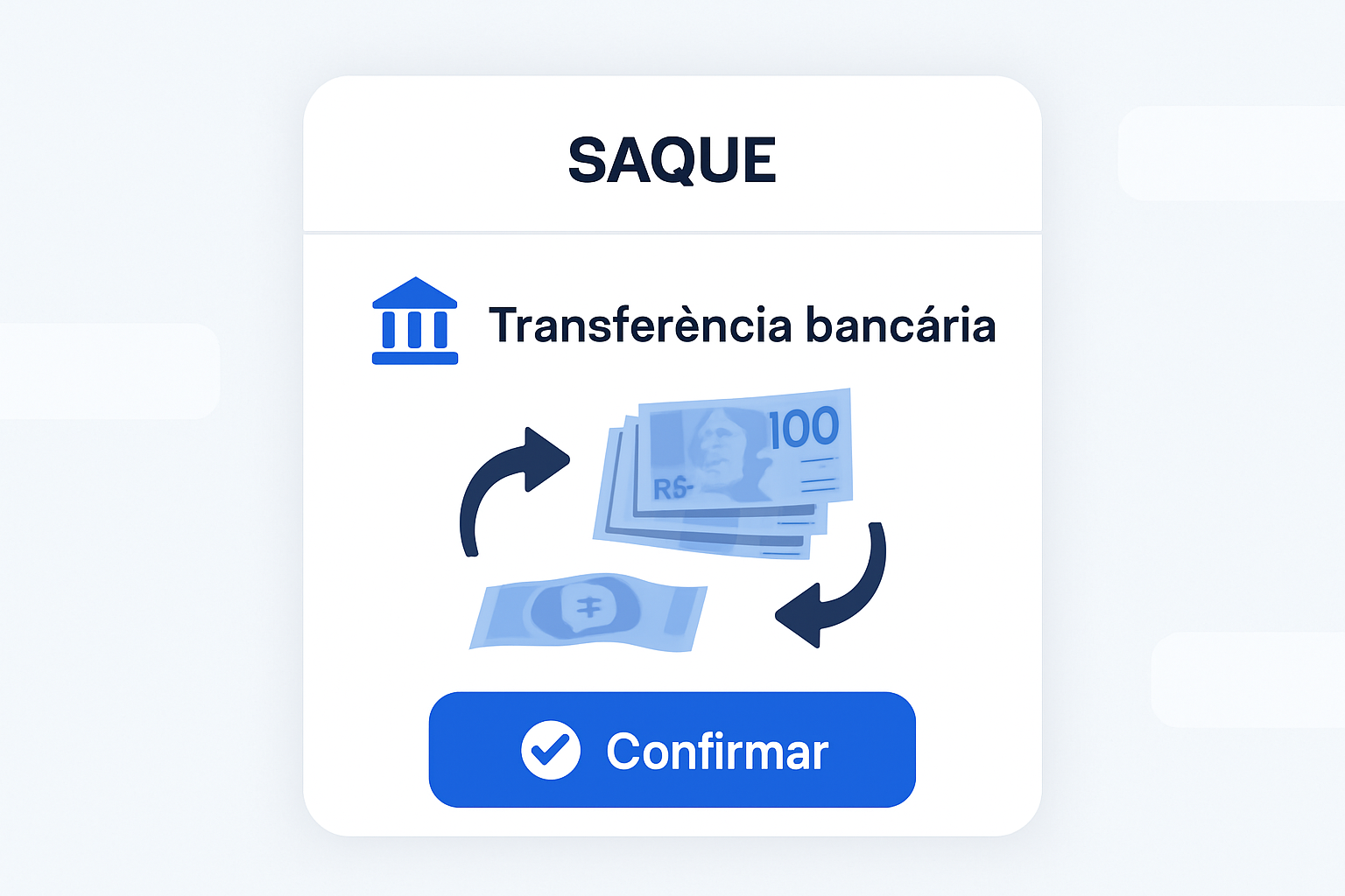 Passo 4: Saque