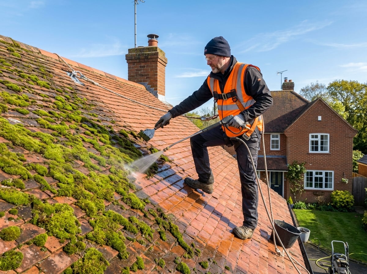 Moss Removal & Roof Cleaning — example 1