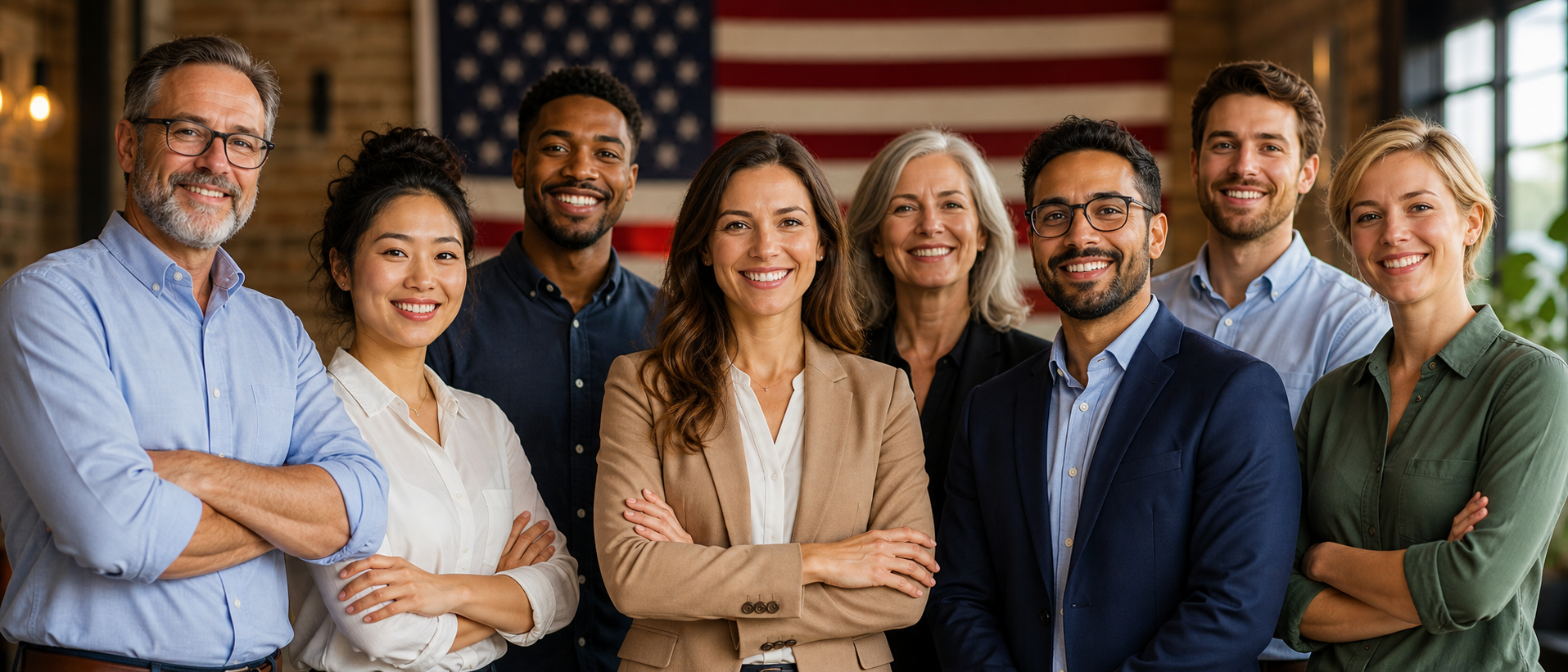 The Aging Veteran advocacy team standing together