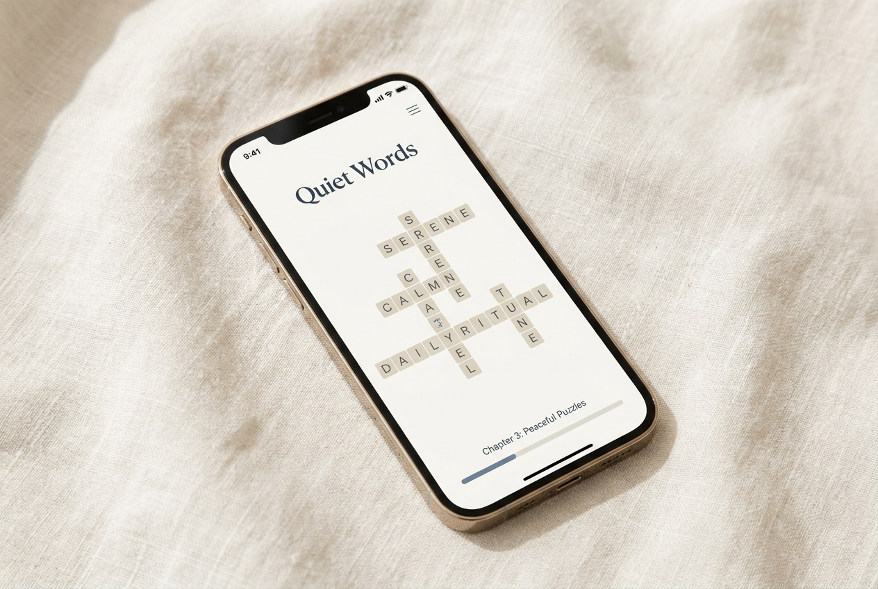 Quiet Words interface preview
