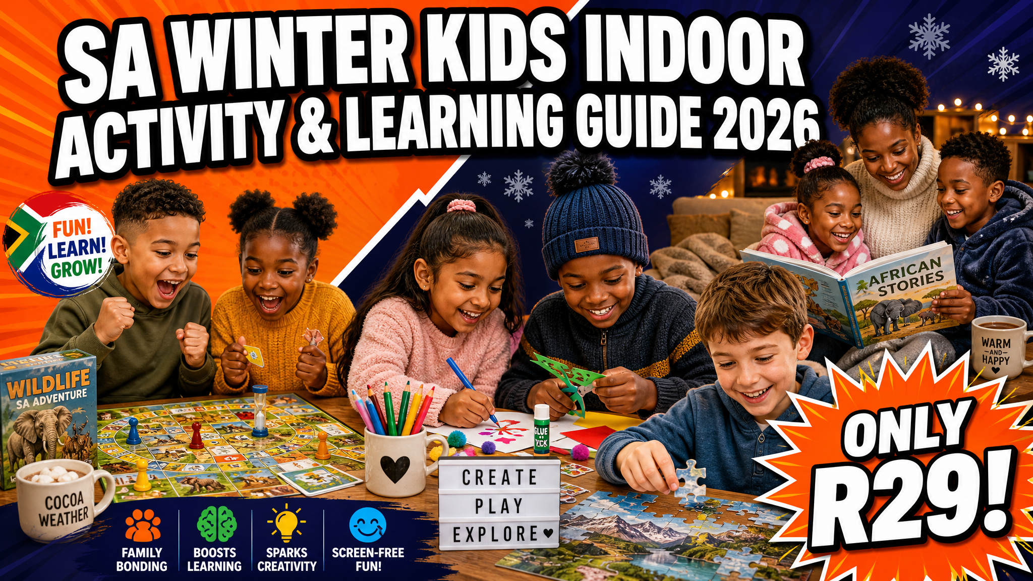 SA Winter Kids Indoor Activity & Learning Guide 2026