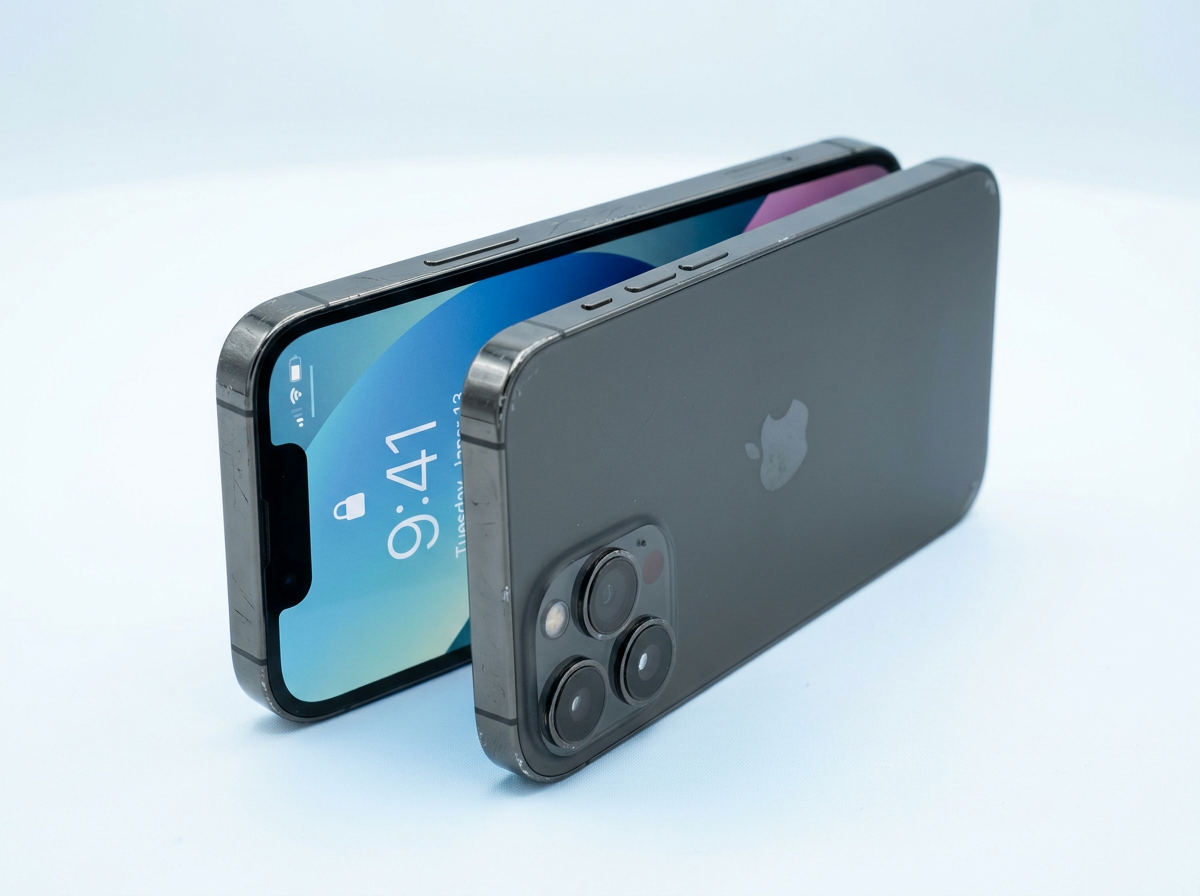 Grade B used iPhone with light scratches