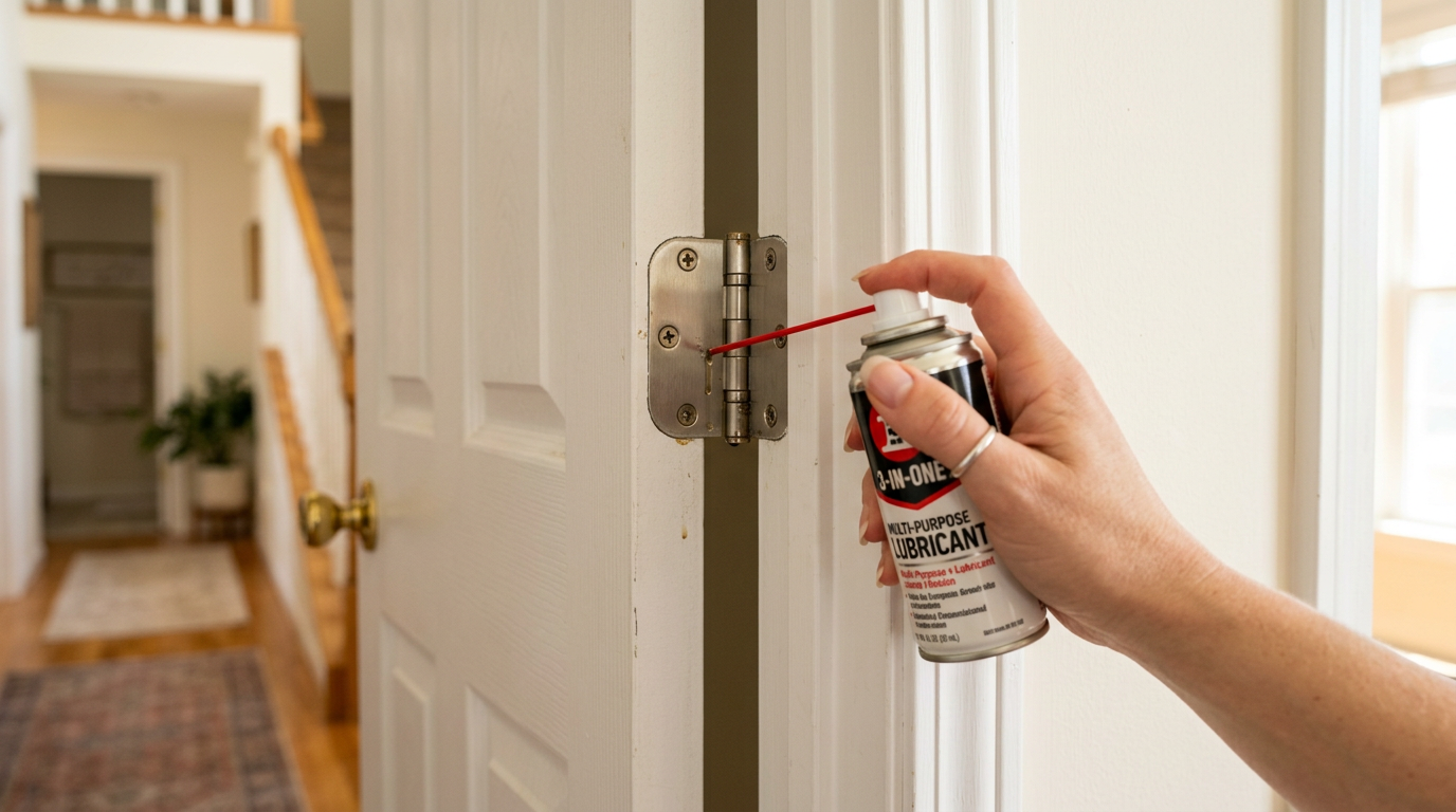 Squeaky Door? Fix It in 2 Minutes
