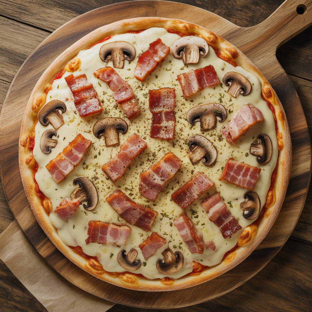 Pizza Carbonara