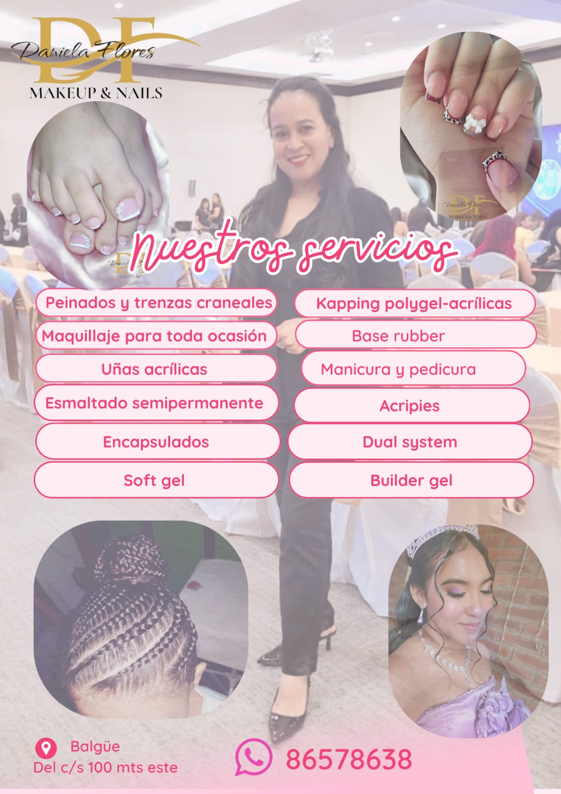 DF Makeup & Nails Logo