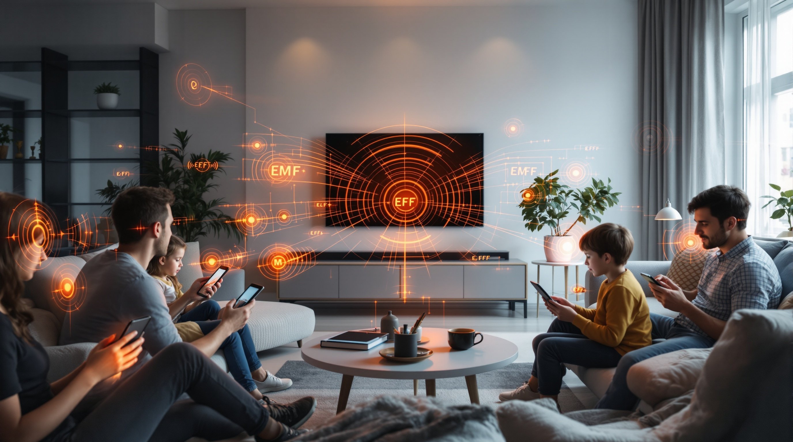 EMF radiation from electronic devices