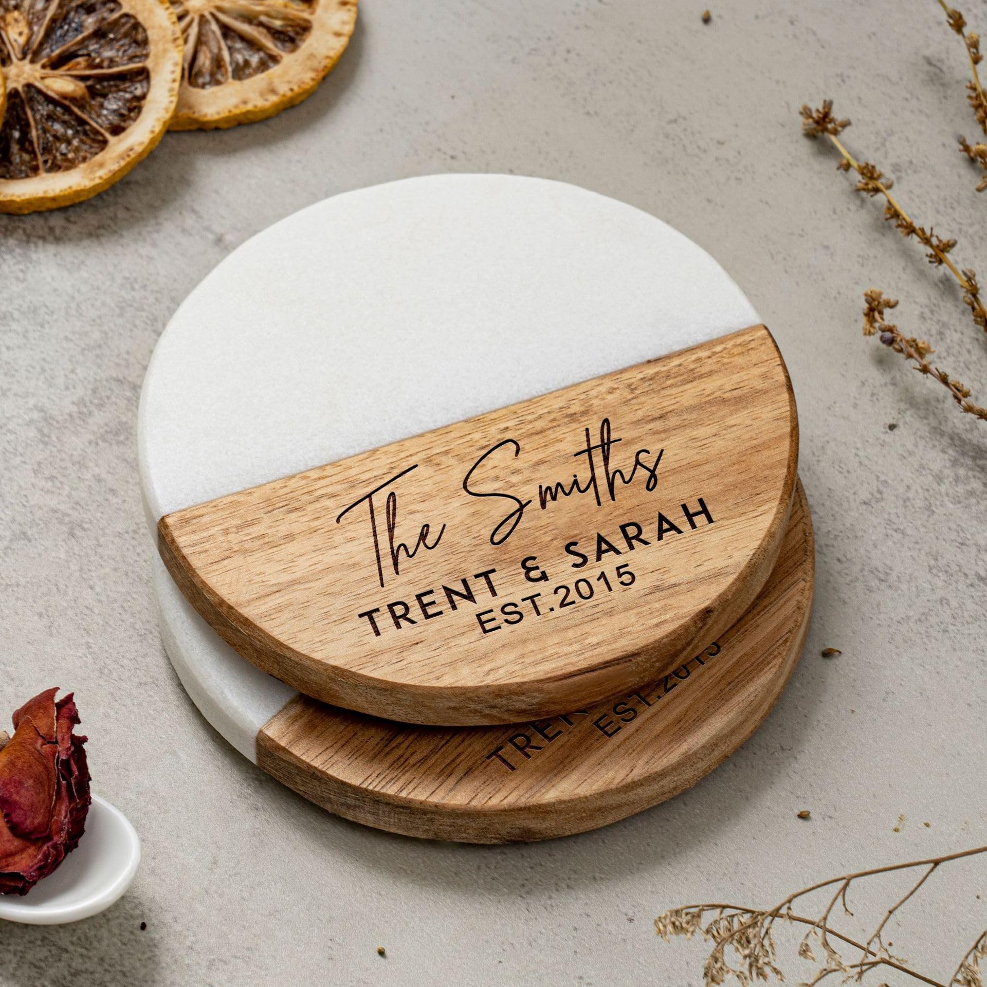 Posavasos de Madera Personalizados