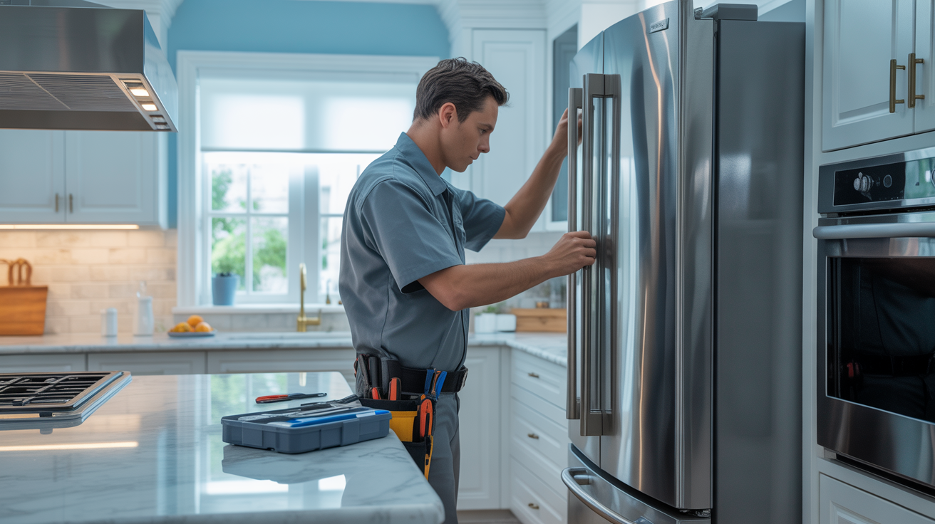 Professional appliance repair technician